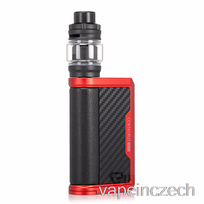 Ztracený Vape Centaurus Q200 Startovací Sada [tank Centaurus] Matný červený Vape Z Uhlíkových Vláken Bez Nikotinu